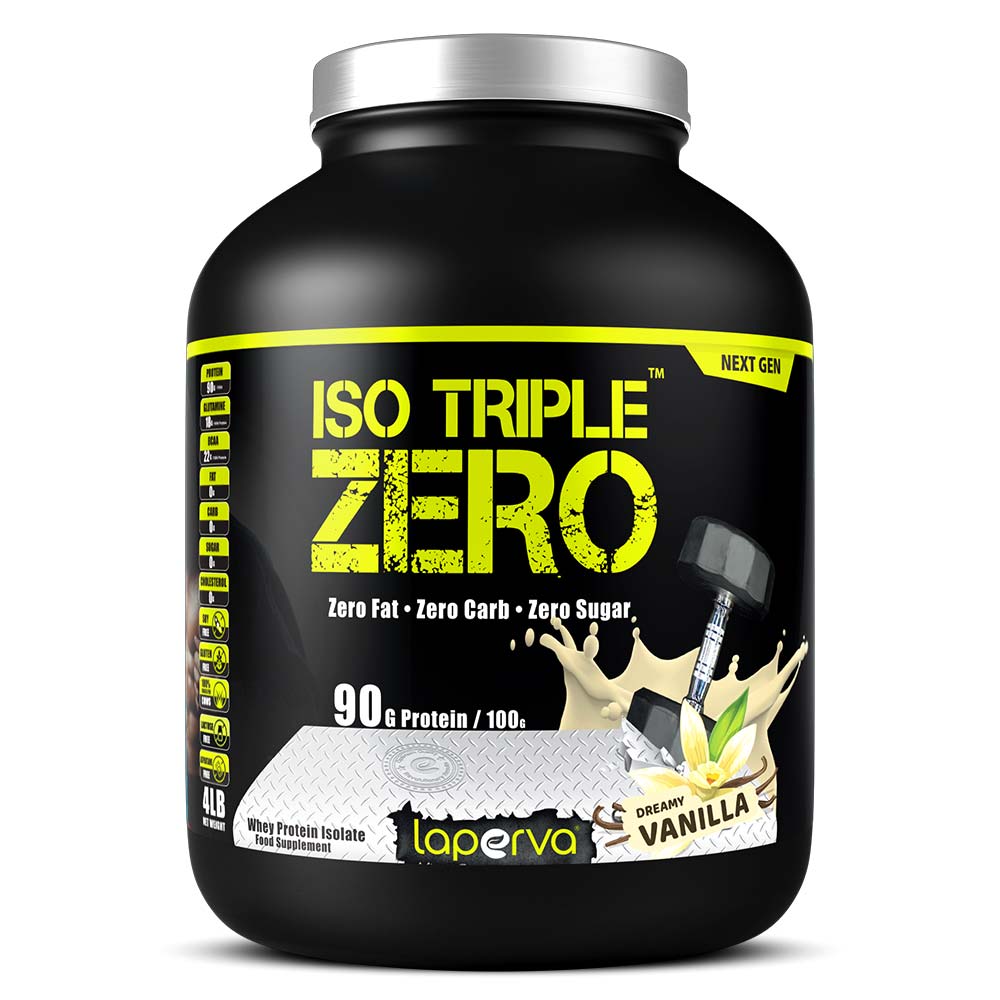 Laperva ISO Triple Zero Whey Protein 4lb - Dreamy Vanilla