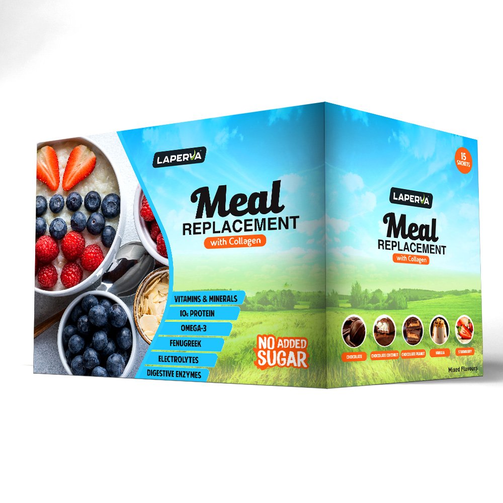 Laperva Meal Replacement with Collagen 15 Sachets - Mix Flavor