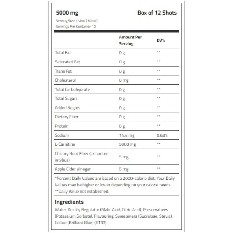 Laperva Super Leaner 5000mg - Box of 12 Shots Best Price in Dubai