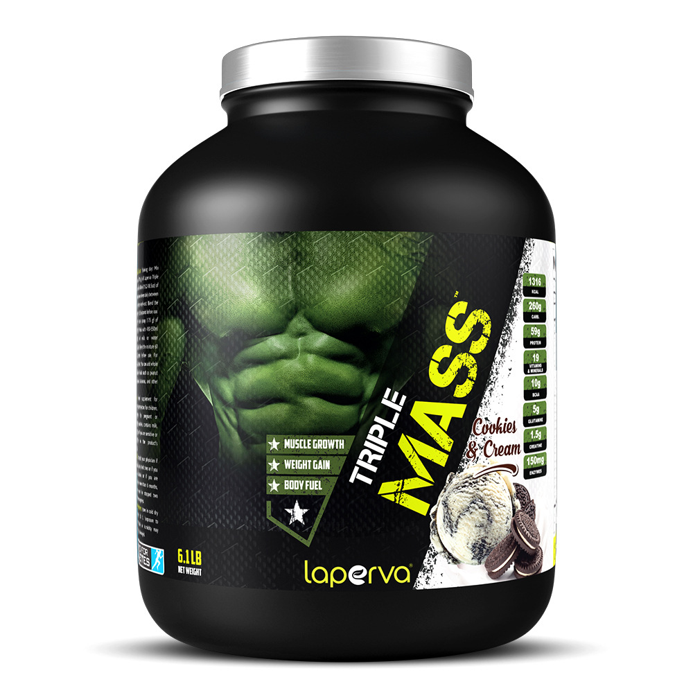 Laperva Triple Mass Gainer 6lbs - Cookies N Cream