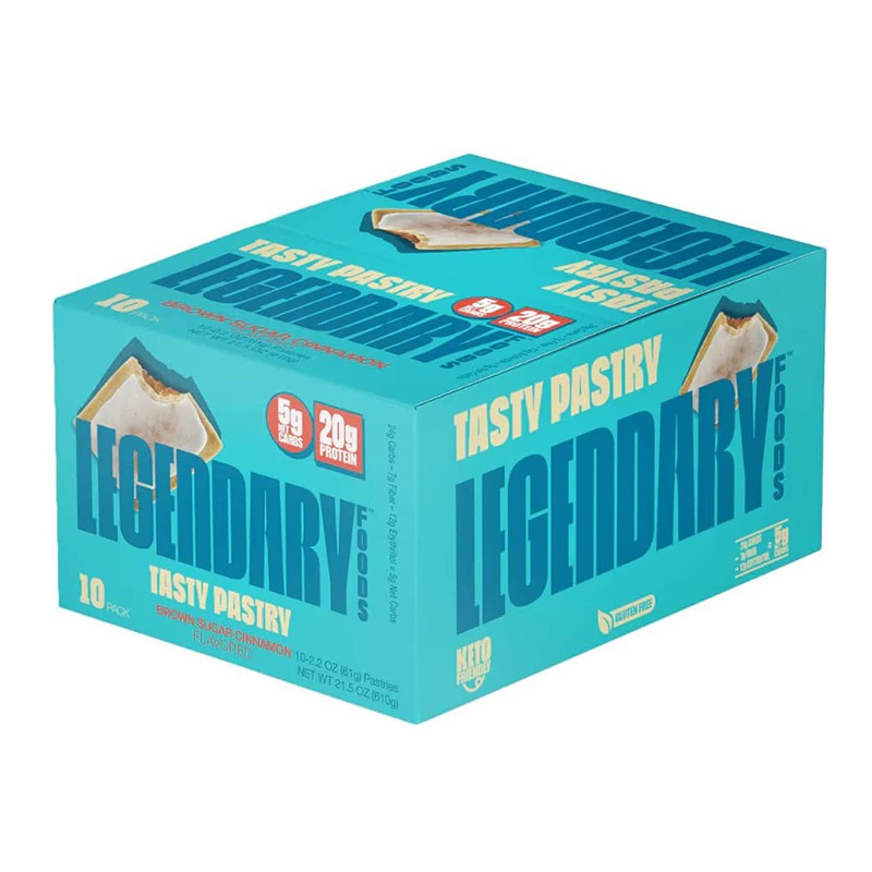 Legendary Tasty Protein Pastry 20gm 1 x 10 - Brown Sugar Cinnamon