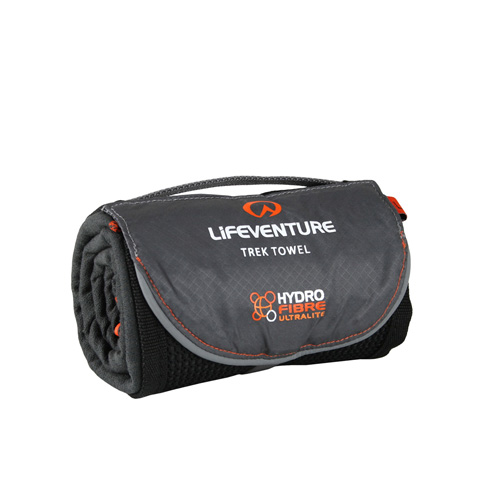 LifeVenture HydroFibre Trek Towel XL Grey Best Price in UAE