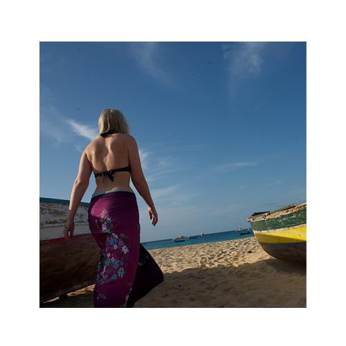 LifeVenture Soft Fibre Trek Towel World Flowers Best Price in UAE