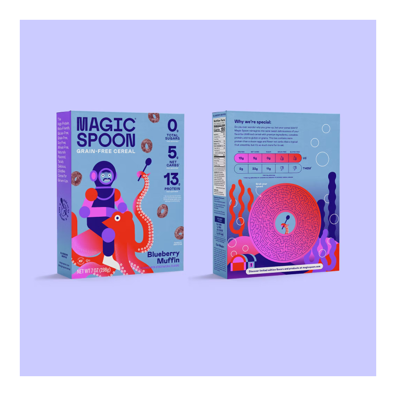 Magic Spoon Cereal with Protein 200 G - Blueberry Muffin Best Price in Dubai