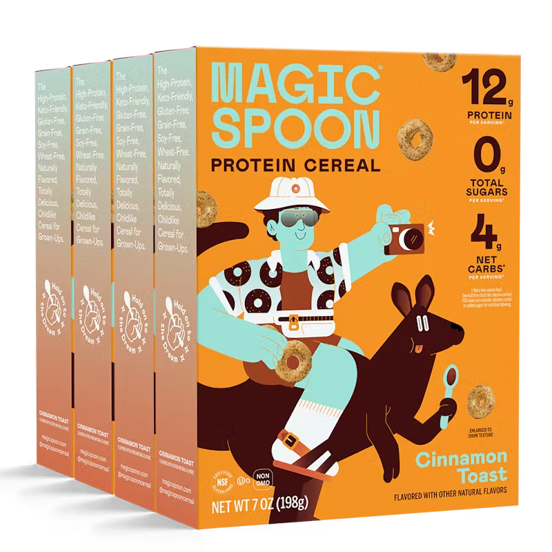 Magic Spoon Cereal with Protein 200 G - Cinnamon Toast Best Price in Abu Dhabi