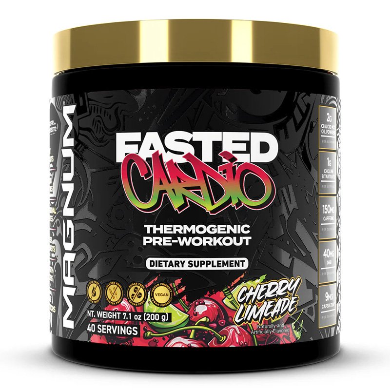 Magnum Fasted Cardio Pre Workout 200 G 40 Servings - Cherry Limeade