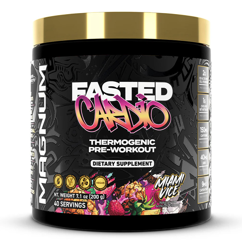 Magnum Fasted Cardio Pre Workout 200 G 40 Servings - Miami Vice