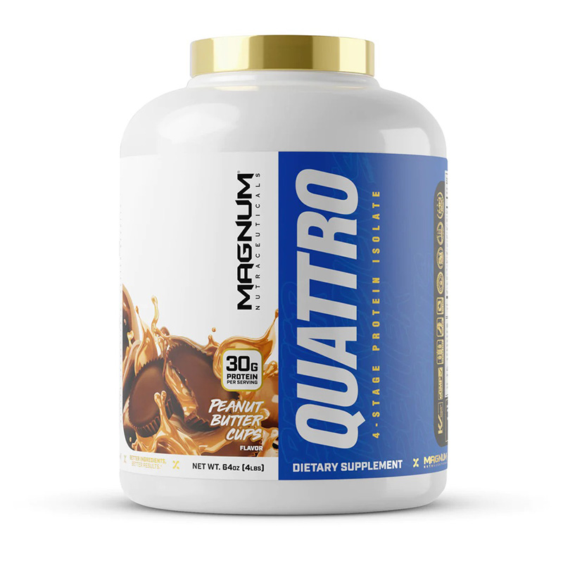 Magnum Quattro Protein Isolate 4 lb - Peanut Butter Cups Best Price in UAE