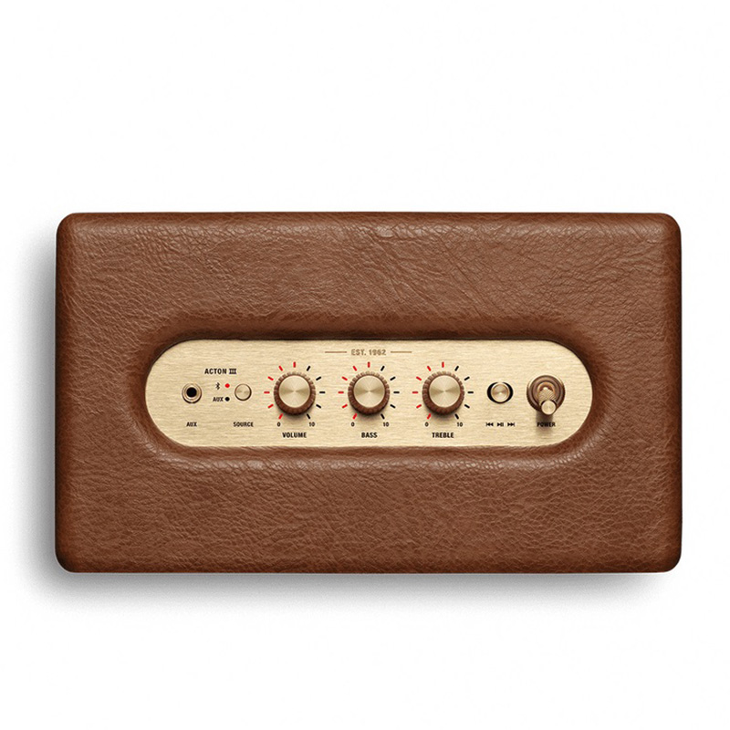 Marshall Acton III Wireless Stereo Speaker Brown Best Price in UAE