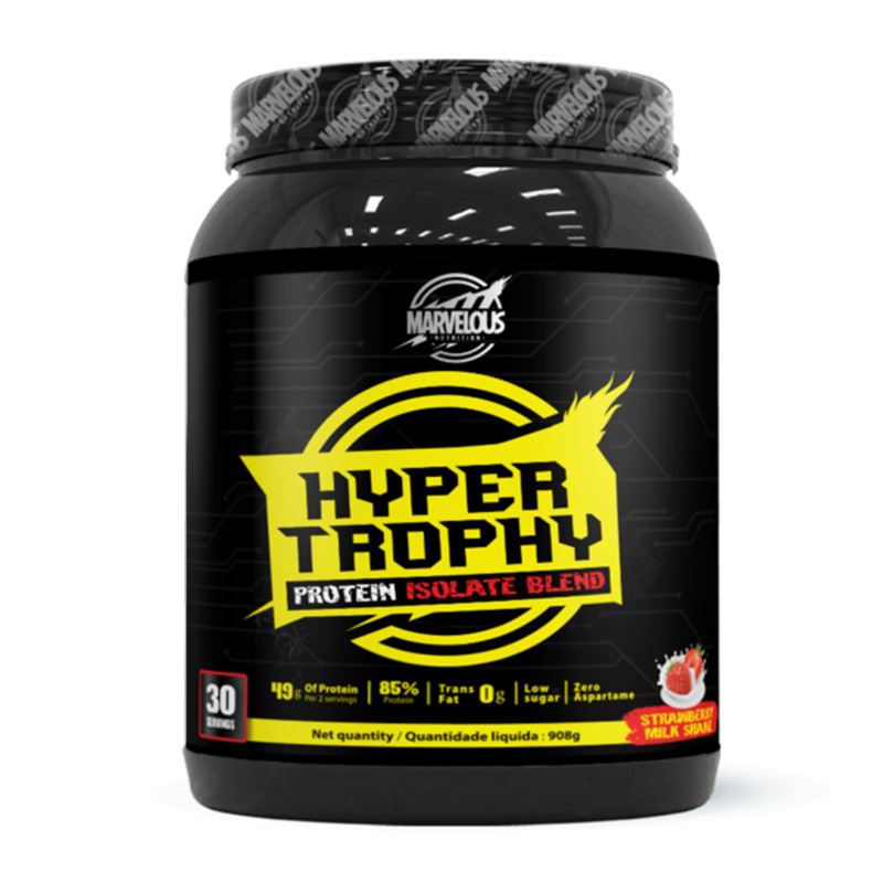 Marvelous Nutrition Hyper Trophy Protein Isolate Blend 30 Serving - Strawberry Milkshake