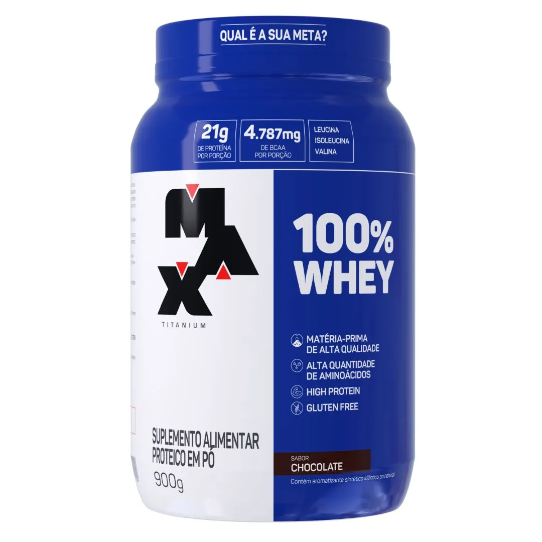 Max Titanium 100% Whey 900 G - Chocolate