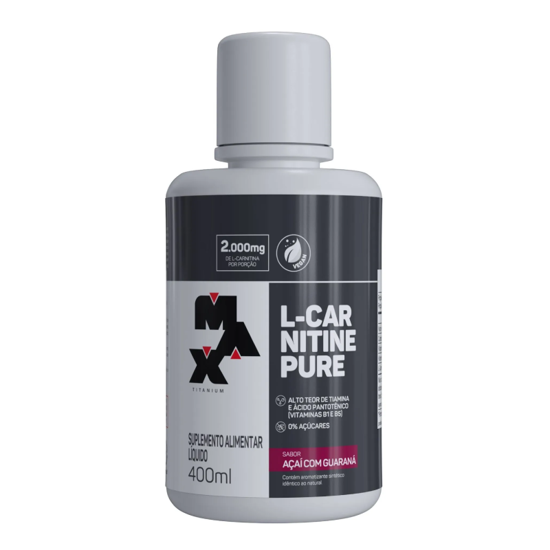 Max Titanium L Carnitine Pure 400ml - Acai with Guarana