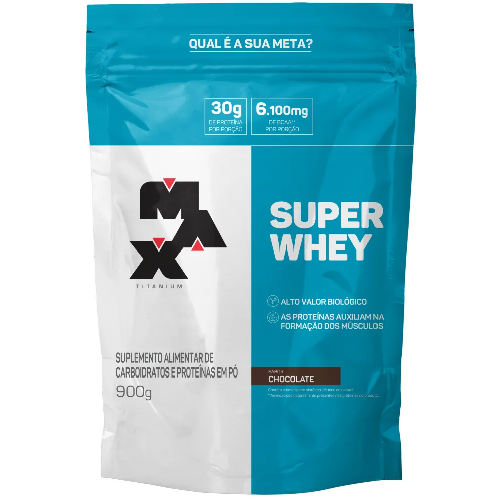 Max Titanium Super Whey 900 G - Chocolate