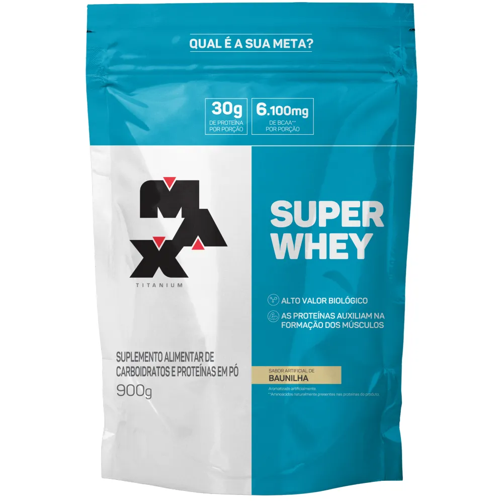 Max Titanium Super Whey 900 G - Vanilla