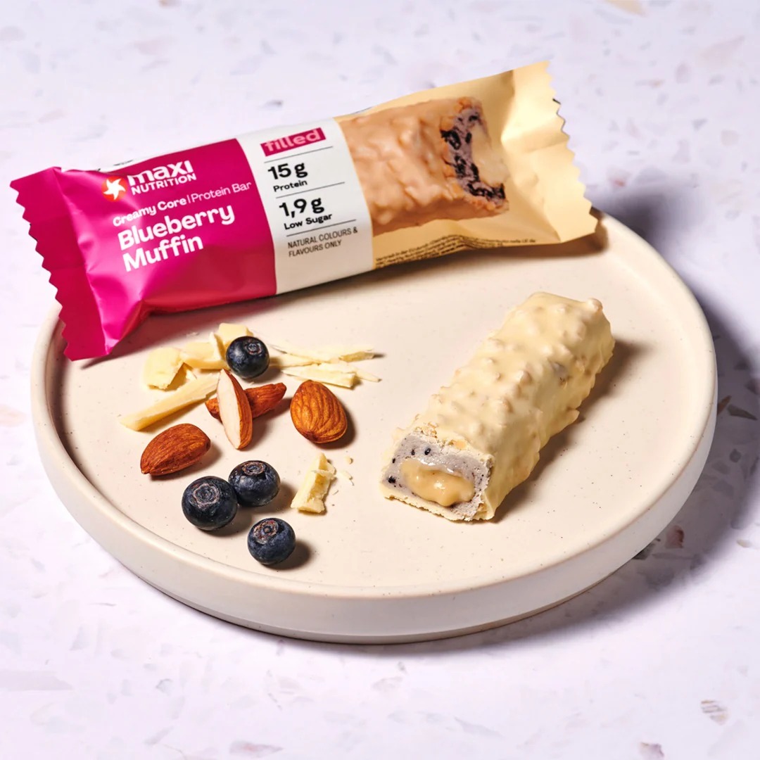 Maxi Nutrition Protein Bars 12 x 45 G - Blueberry Muffin Best Price in Abu Dhabi