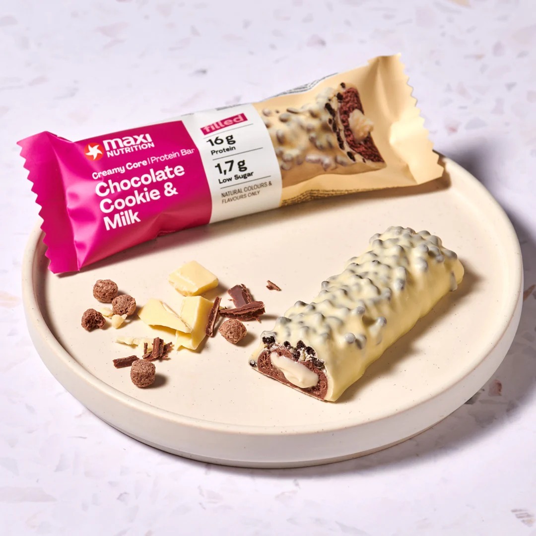 Maxi Nutrition Protein Bars 12 x 45 G - Chocolate Cookie and Milk Best Price in Abu Dhabi