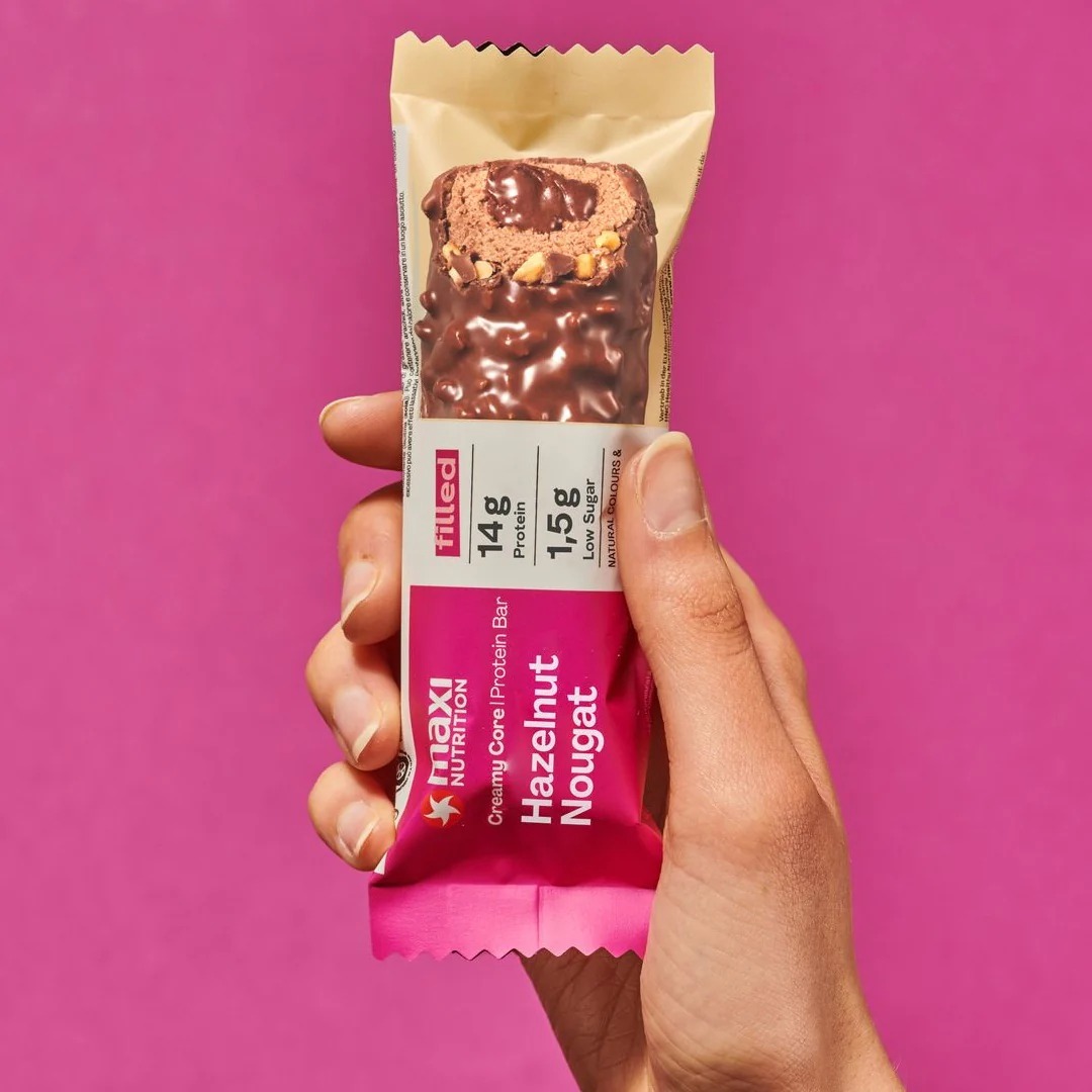Maxi Nutrition Protein Bars 12 x 45 G - Hazelnut Nougat Best Price in UAE