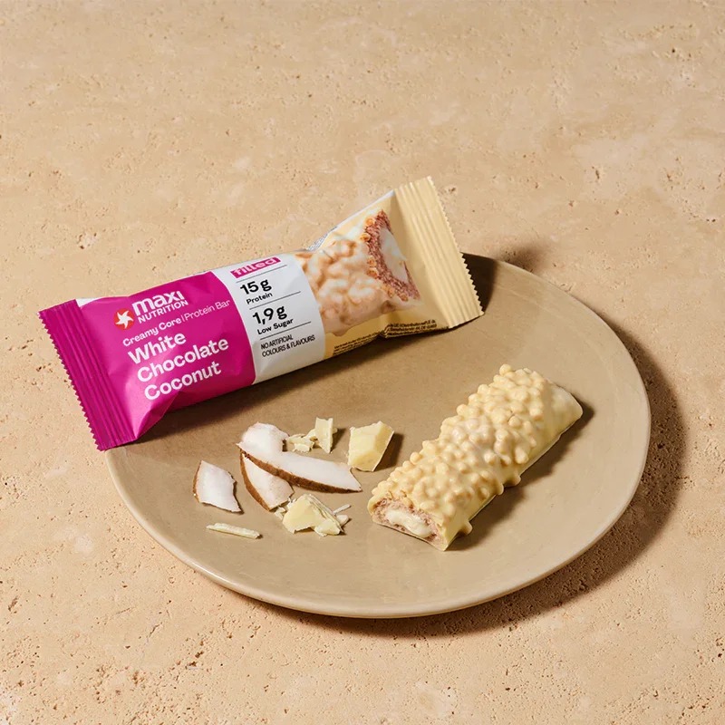 Maxi Nutrition Protein Bars 12 x 45 G - White Chocolate Coconut Best Price in Abu Dhabi