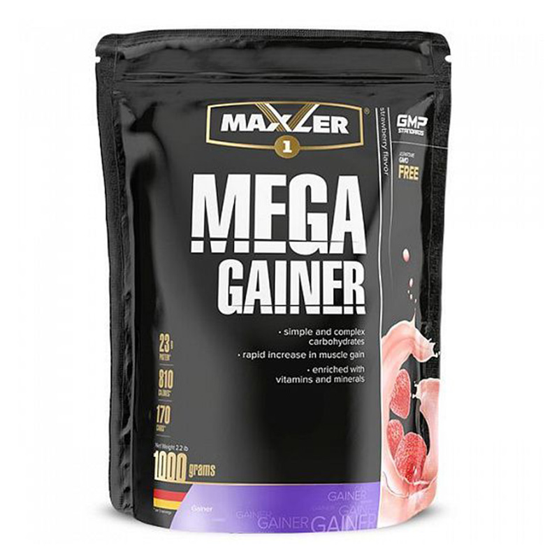 Maxler Mega Gainer 10lbs Strawberry 60serv