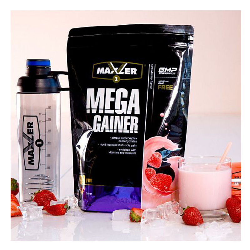 Maxler Mega Gainer 10lbs Strawberry 60serv Best Price in AbuDhabi