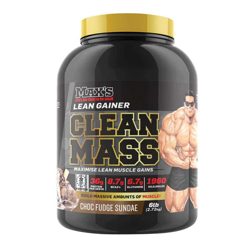 Maxs Clean Mass 5 Lbs - Choc Fudge Sundae Best Price in UAE
