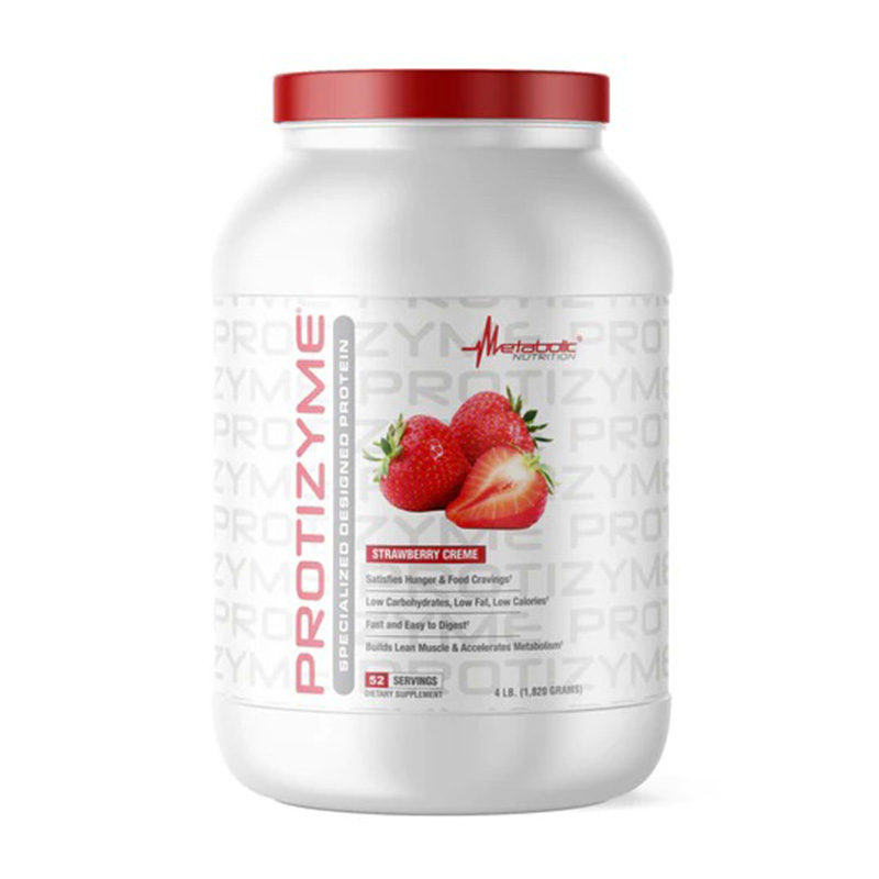 Metabolic Nutrition Protizyme 4 lbs - Strawberry Creme
