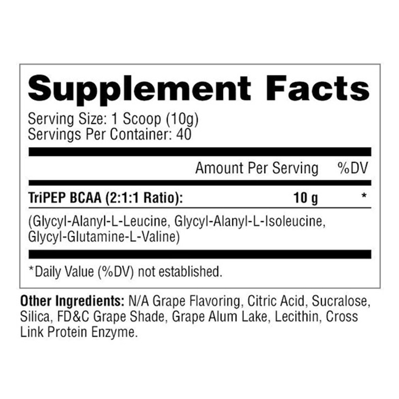 Metabolic Nutrition Tri-pep Branch Chain Amino Acid 400g - Grape Best Price in Dubai