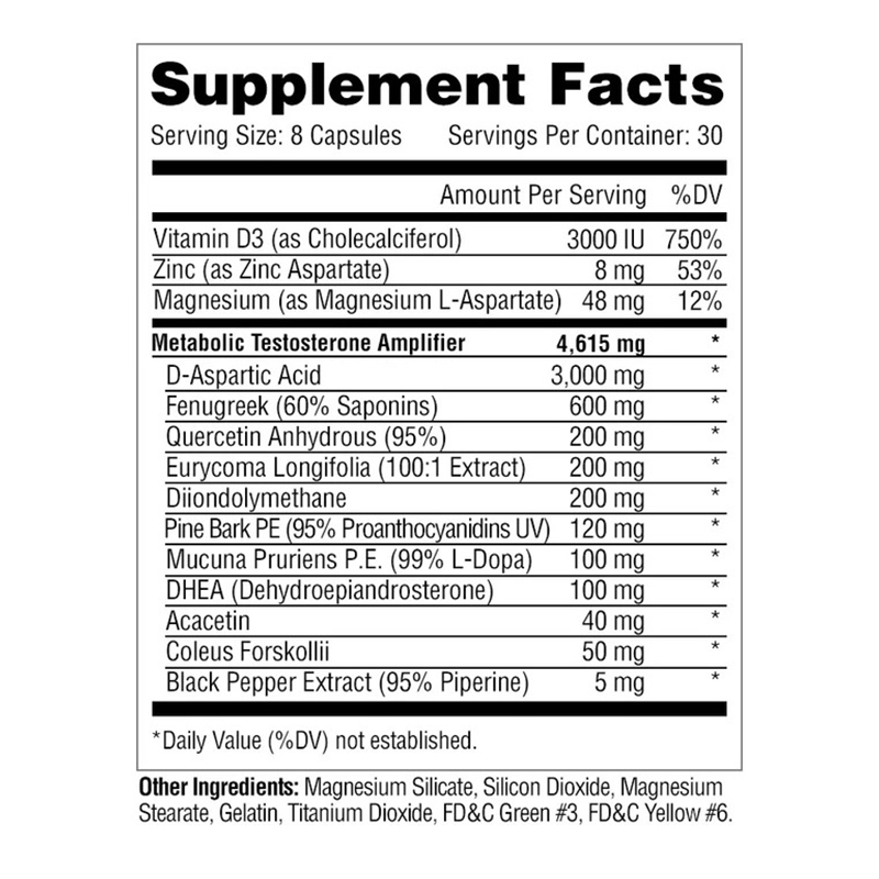 Metabollic Nutrition Metatest 240 Capsule Best Price in Dubai