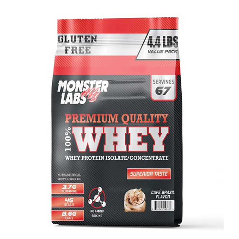 Monster Labs 100% Whey 4.4Lbs - Cafe Brazil