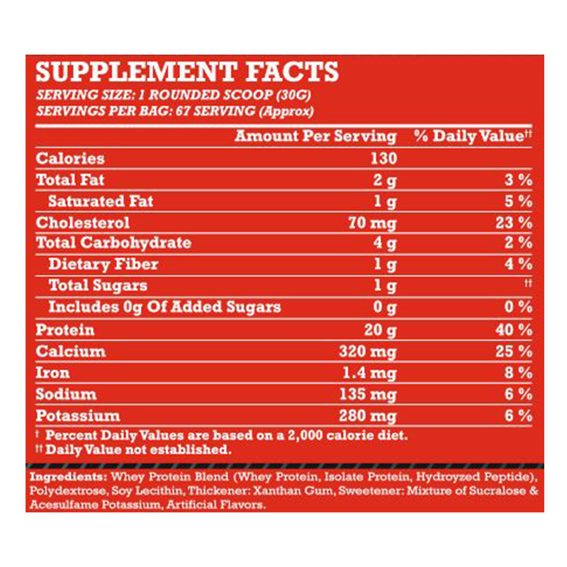Monster Labs 100% Whey 4.4Lbs - Strawberry Best Price in Abu Dhabi