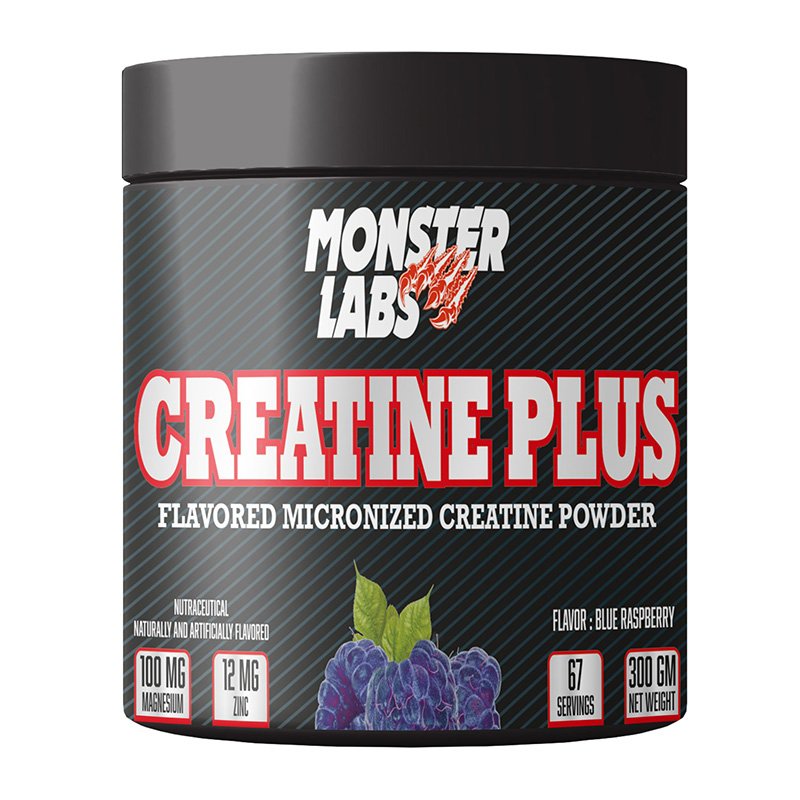 Monster Labs Creatine Plus 67 Servings - Blue Raspberry