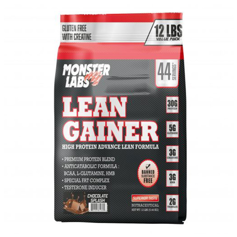Monster Labs Lean Mass Gainer 12 lbs - Chocolate Splash
