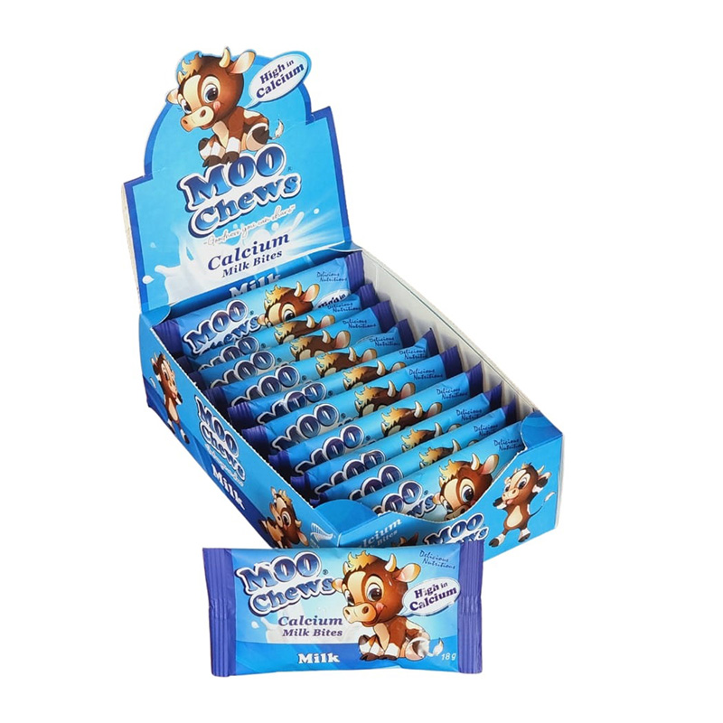 Moo Chews Calcium Milk Bites Pack of 12 - Milk Flavor
