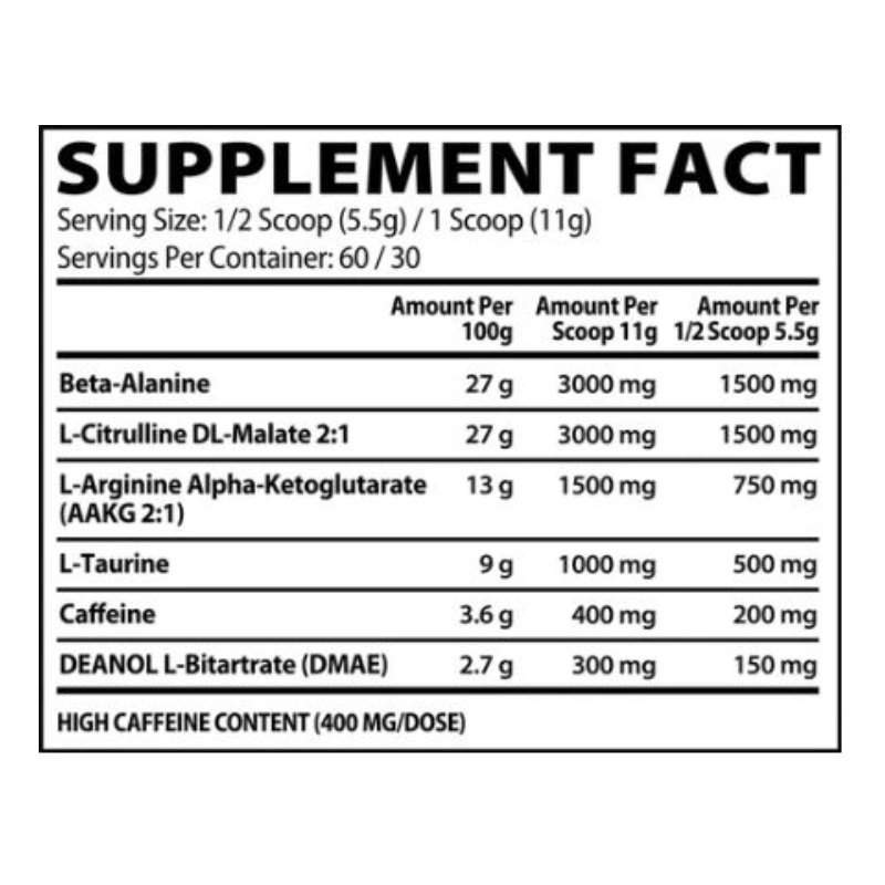 Muscle Rulz Extreme Pre Workout Pre Rulz 330 G - Orange Best Price in Dubai