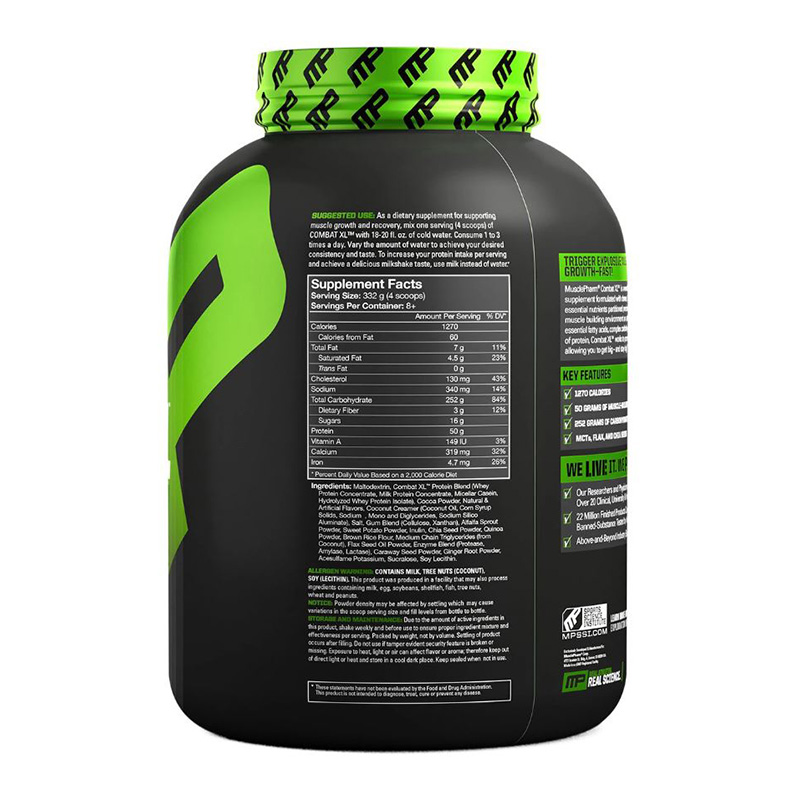 Muscle Pharm Combat XL Mass Gainer 6 Lbs Best Price in UAE