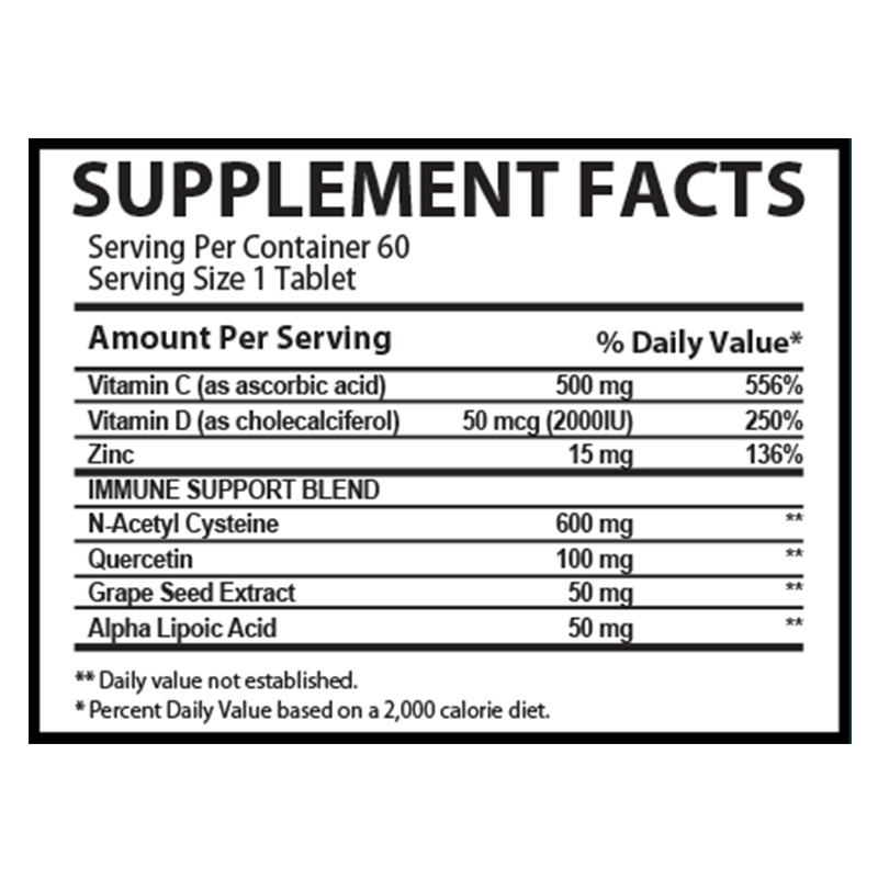 Muscle Rulz Immunity Mix 60 Tab Best Price in Dubai