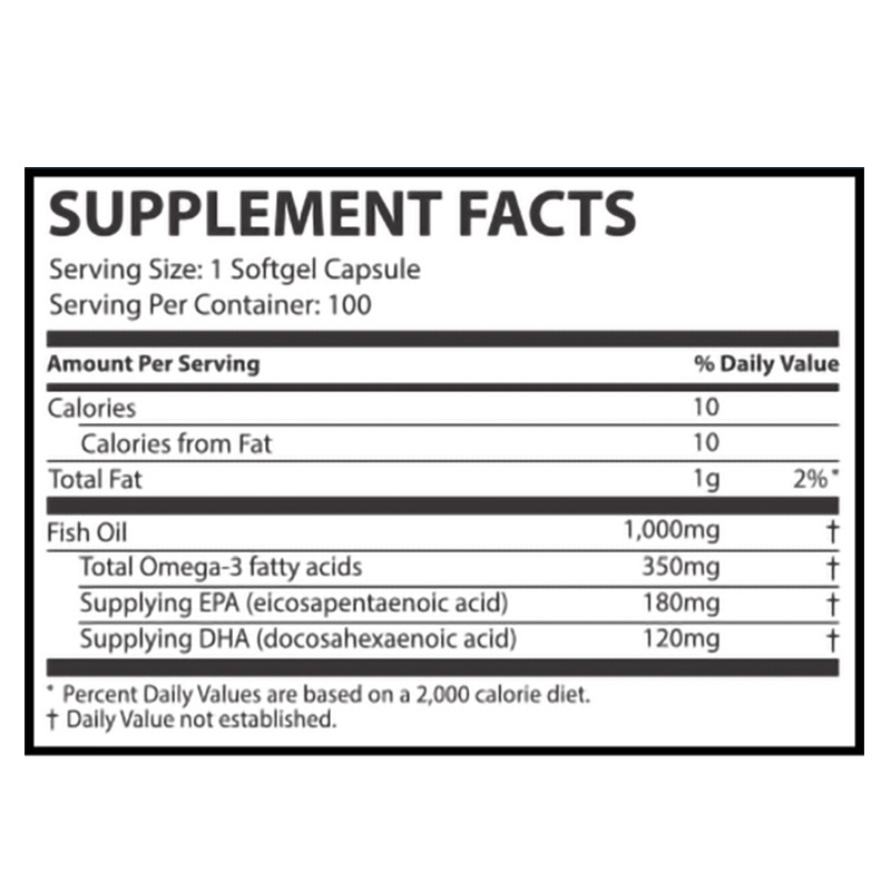 Muscle Rulz-Omega3 100 Fish Oil Softgel Best Price in Dubai