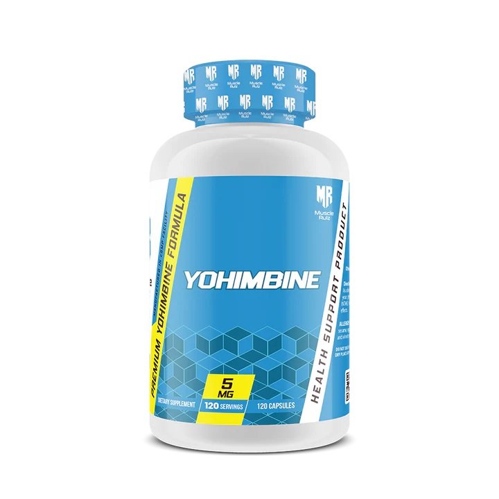 Muscle Rulz Yohimbine HCL 5MG 120 Capsules