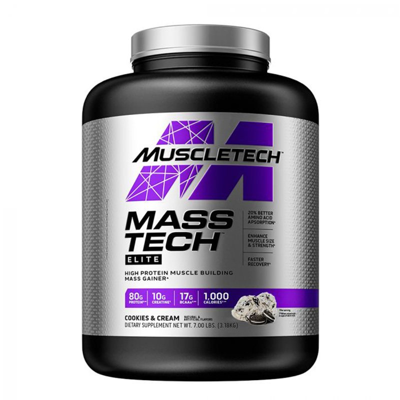 Muscletech Mass Tech Elite New 7lbs - Cookies & Cream