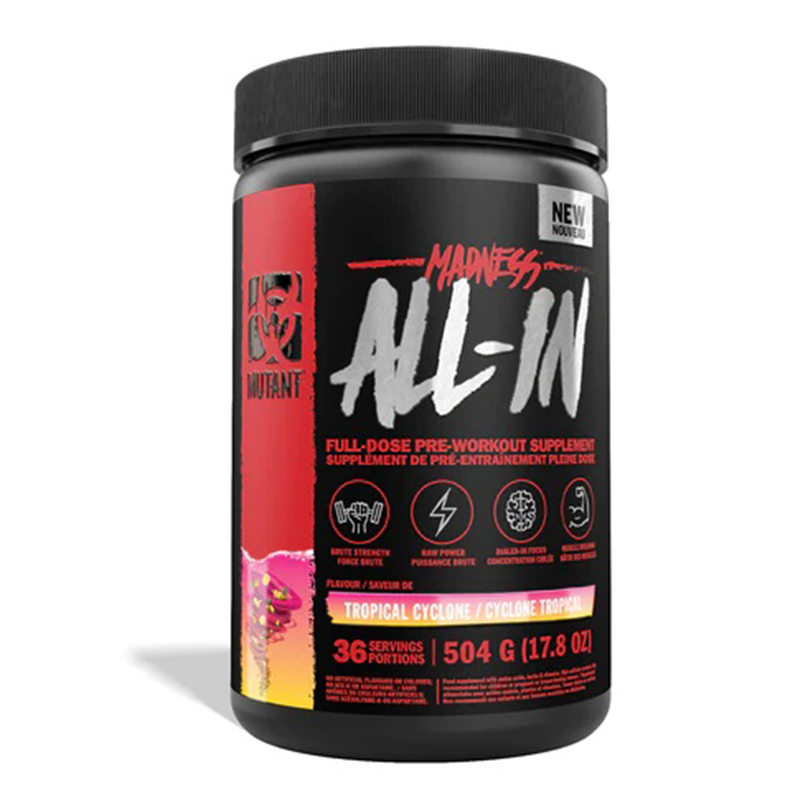 Mutant Madness All -In Pre Workout 540 G - Tropical Cyclone