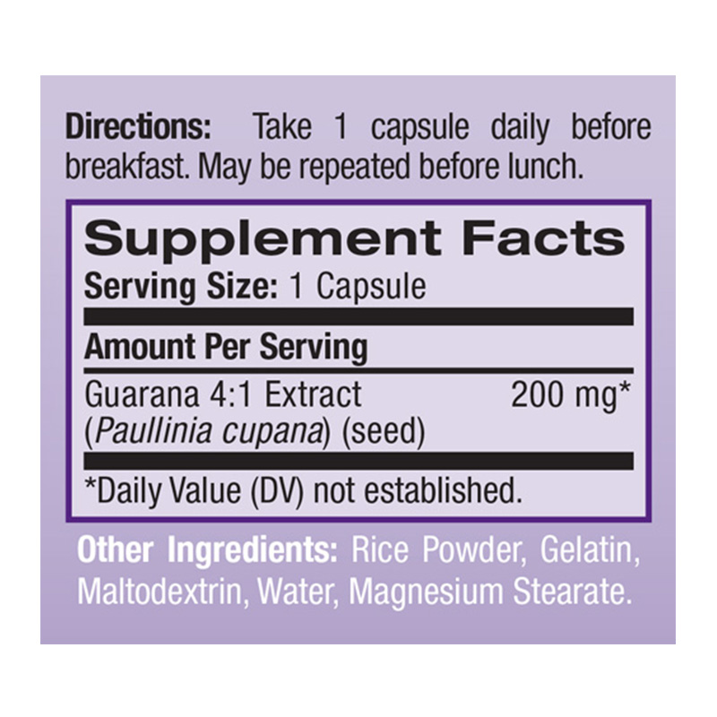 Natrol Guarana 200 Mg 90 Caps Best Price in UAE