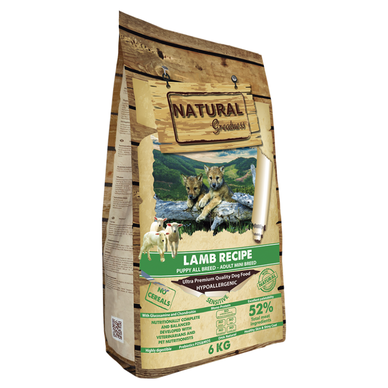 Natural Greatness Lamb Recipe Mini Starter Puppy All Breed 2 Kg