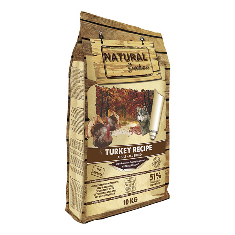 Natural Greatness Turkey Recipe Adult All Breed 10 Kg