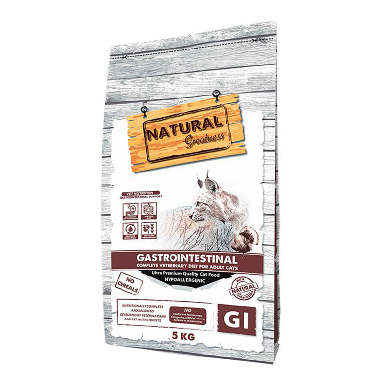 Natural Greatness Vet Diet Gastrointestinal Adult Cat 5 Kg