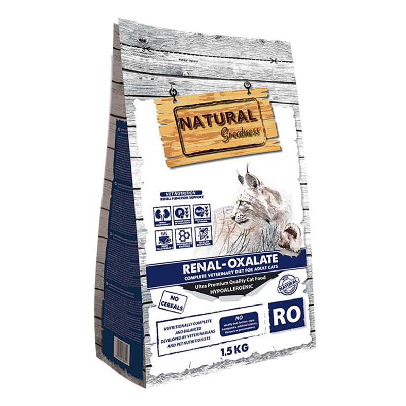 Natural Greatness Vet Diet Renal-Oxalate Adult Cat 1.5 Kg