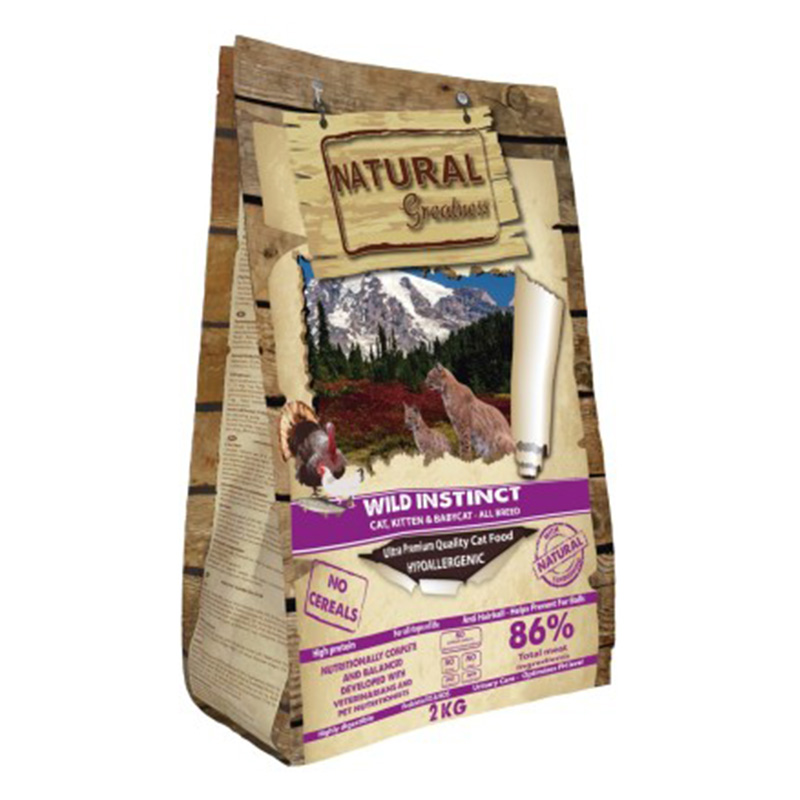 Natural Greatness Wild Instinct Cat & Kitten & Baby Cat-all Breed 2 Kg