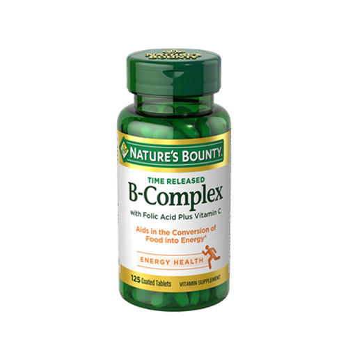 Natures Bounty B-Complex T/R + C Tabs. (100 Tabs)