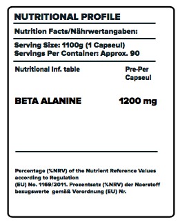 NP Nutrition Premium 100% Beta Alanine 90 Capsule Best Price in Dubai