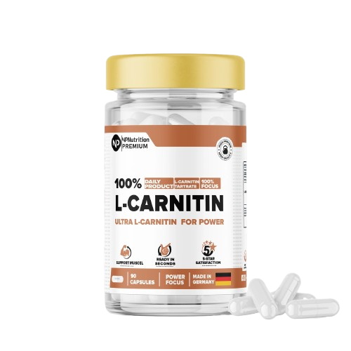NP Nutrition Premium 100% L Carnitin 90 Capsule