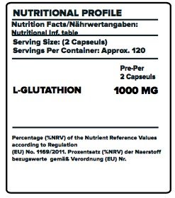 NP Nutrition Premium 100% L Glutathion 120 Capsule Best Price in Dubai